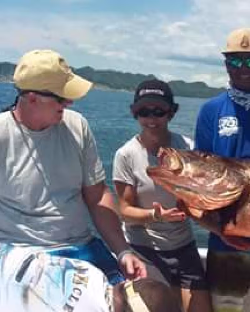 Practicing sustainable fishing with a catch and release of a healthy billfish.